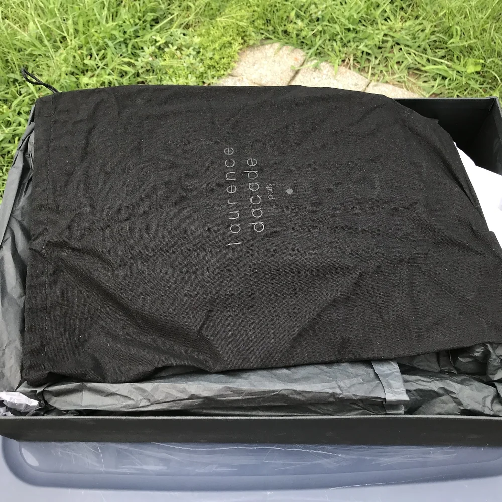 NIB LAURENCE DACADE Rosange 120mm Silver Metallic High Platform Sandals sz 41 - Picture 11 of 11